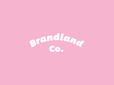 Brandland Co. brand brandland brands co company identity land logo logotype