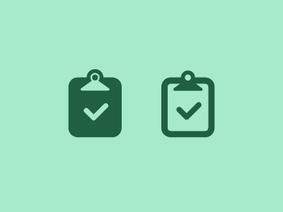 Clipboard Icons check checkmark clipboard clipboards flat green icon icons inverted mark marks productivity
