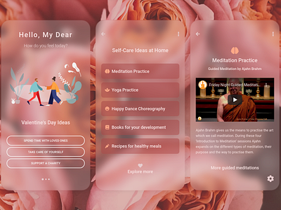 Valentine's Day App Design