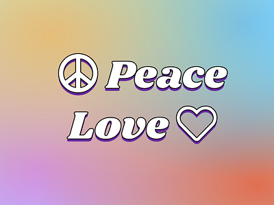 Peace & Love