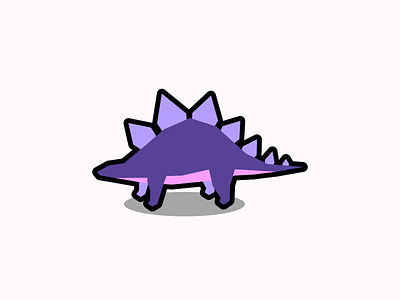 Stegosaurus animal design dinosaur flat geometric graphic design illustration minimal polygon simple stegosaurus