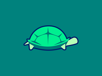 Turtle animal art branding cute design flat graphic design green illustration logo minimal reptile simple turtle vector