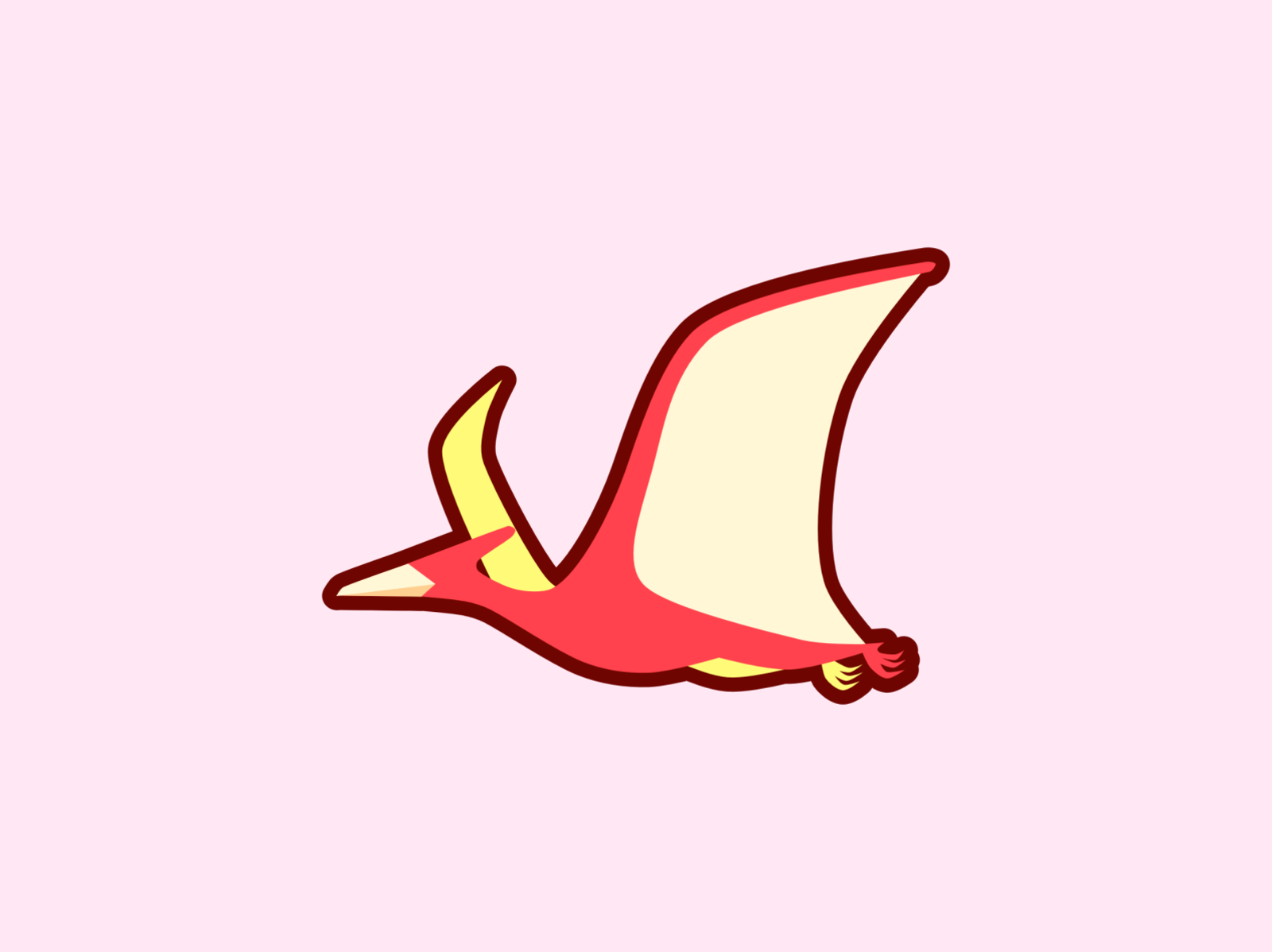 Pterodactyl Flying Dragon Illustration PNG Images