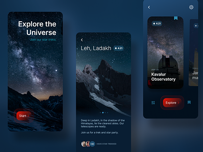 Travel App for Stargazers