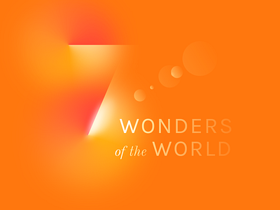 Se7en angular gradient figma gradient illustration seven seven wonders warm colors