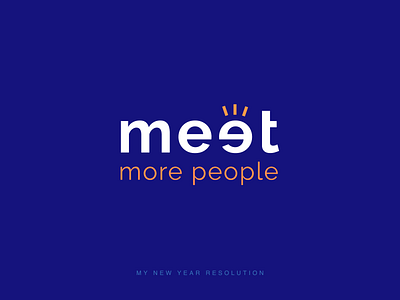 Meet More People blue figma text typography