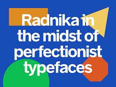 Radnika Typeface 50s font hdcfonts headline modern sans serif type typeface typography workhorse