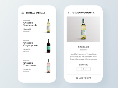 Daily UI #2: Wine Product Card UI