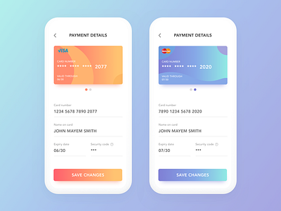 Daily UI #4: Credit Card Info Form