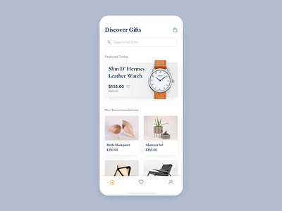 Daily UI #6: Gift App