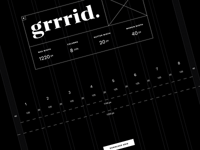 Grrrid - Grid Calculator calculator design grid grid layout interface ui ui ux ux web website