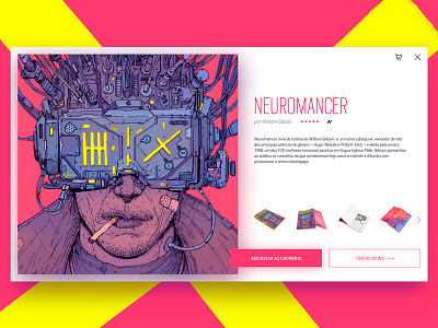 Neuromancer - Product Page book neuromancer product shop ui ui ux web website