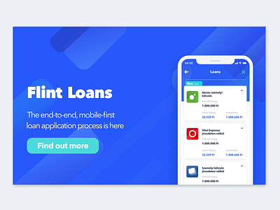 Animated Landing Page animation app application concept fintech interaction design invision invision studio landing page concept landingpage lending loan webdesign website
