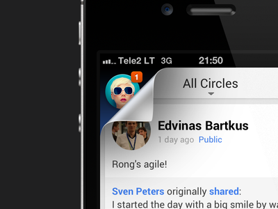Google+ notification