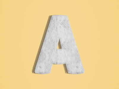 A : 36 Days of Type 🔡 36daysoftype alphabets branding design fur illustration lettering logo texture type typography vector
