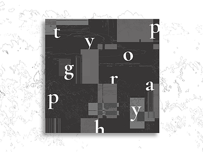 Cover Art : Typography 🖋 | Vol. I album art branding dark design illustration lettering logo shadow type typography vector