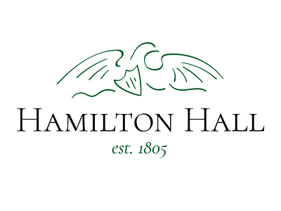 Hamilton Hall Identity Rev 2 drawing identity logo nonprofit
