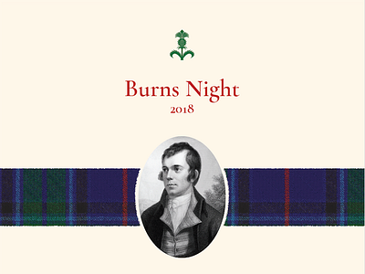 Burns Night invitation