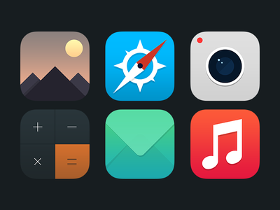 Ios 7 icons