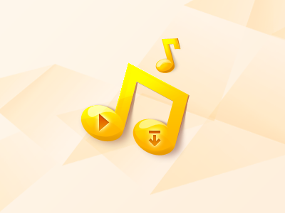 Music player icon download icon music note play player