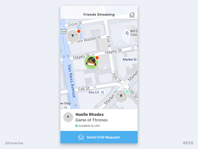 020 - Location Tracker .sketch 020 app dailyui freebie location tracker mobile sketch ui