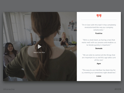 039 - Testimonial .sketch 039 dailyui freebie sketch testimonials