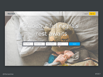 067 - Hotel Booking .sketch 067 dailyui freebie hotel booking sketch
