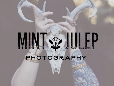 Mint Julep Photography branding illustration logo photography