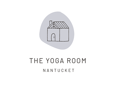 The Yoga Room branding design home house house logo illustration logo minimal nantucket yoga zen