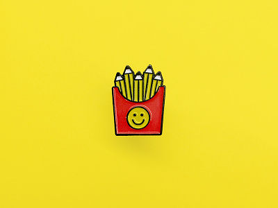 Author Reward Pin ☺︎ fries pencil pin