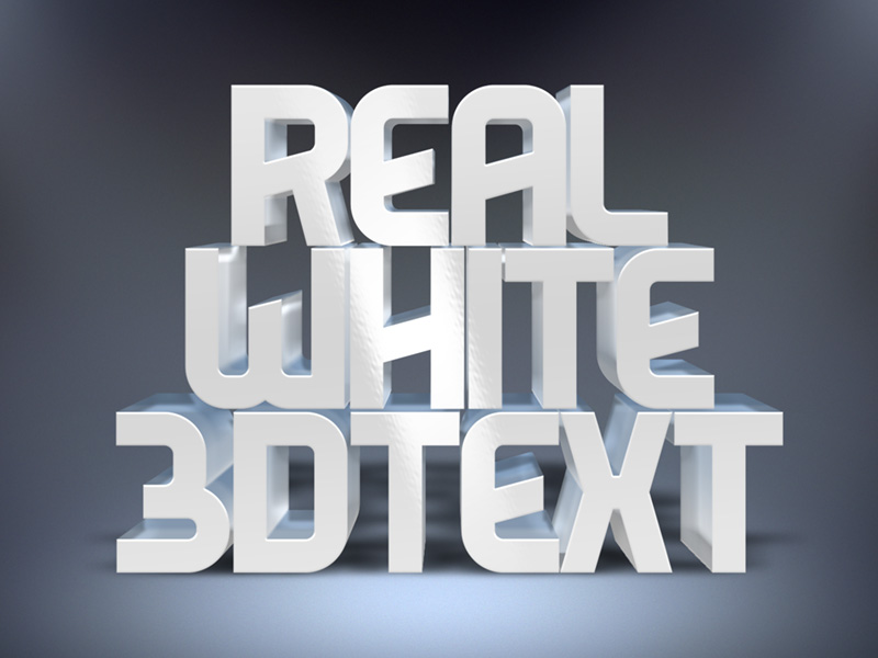 Download Real 3d Text Mockups by Designercow on Dribbble