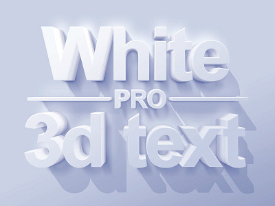 Pro 3d Text Styles Mockup