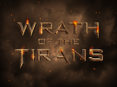 3d Movie Style Wrath of the titans 3d text cinematic cinematic text movie style movie title