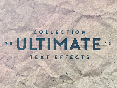Ultimate Text Effect Collection Dribbble2 ink letterpress stamp