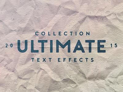 Ultimate Text Effect Collection Dribbble2