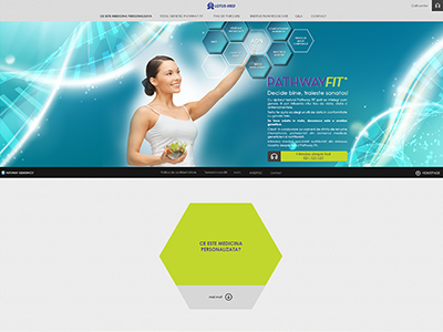 website testnutritie.ro design web