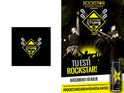 Kv Rockstar Studio + Logo design