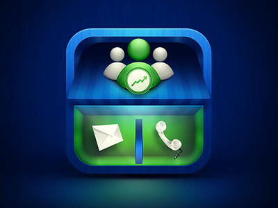 Side by Side App Icon app app icon bangalore call india ios iphone psd task ui design