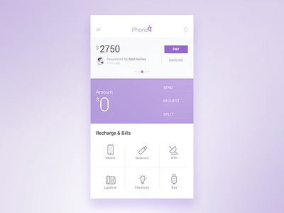 PhonePe android bangalore flat india iphone mobile payment recharge share ui wallet
