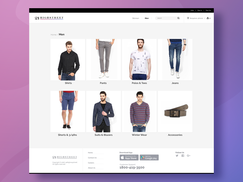 Category Page by Reznik Umar on Dribbble