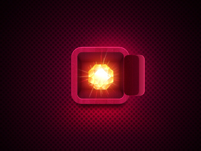 Game Element app bangalore box chennai diamond digital drawing game glow icon india iphone kerala light mobile pink rays visual yellow