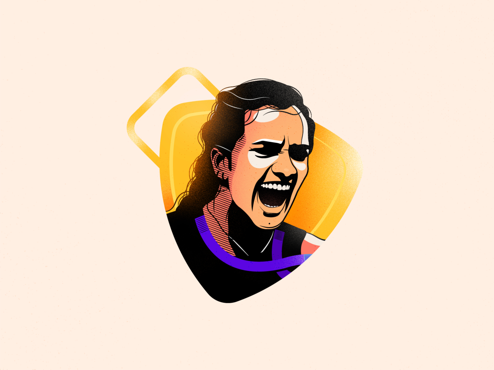 GOLDEN GIRL - P V SINDHU abstract badminton champion championship character combination concept creative dribbble illustration minimal vector