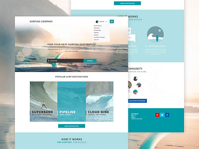 Surfing Company Website