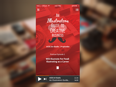 Podcast Concept App podcast ui