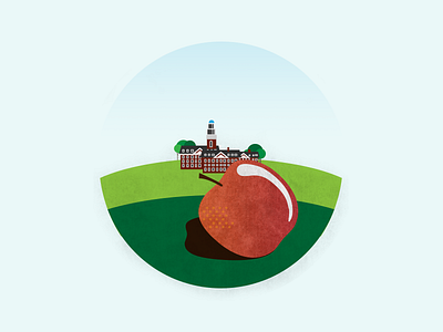 "Apple Fell Far From The Tree" Graphic graphic illustration vector