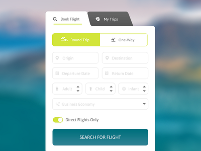 Flight Search Form