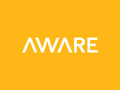 Aware Logo adobe aware branding design dominic simmons graphic design illustrator logo logo design university vector