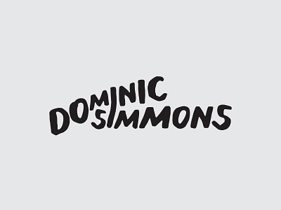 Personal Brand Logo branding dominic simmons graphic design icon illustrator logo logo design logo mark logotype personal brand personal branding personal logo wordmark