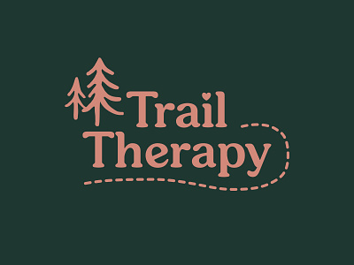 Trail Therapy Logo adobe branding branding and identity branding design design graphic design icon illustration illustrator logo logo design logotype therapy trail trail therapy