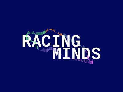 Racing Minds Logo adobe branding broadcast cut media documentary eurosport film ford graphic design illustrator logo logo design motion graphics racing racing minds television